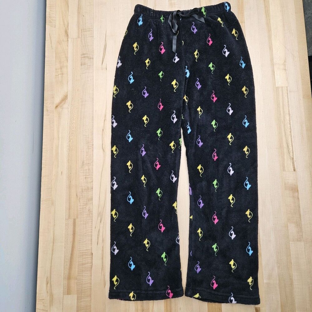 BABY PHAT Fleece PJ Pajama Pant Women's MED Comfy Cozy Lounge Wear Y2K Medium